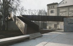 pasarela peatonal en pamplona